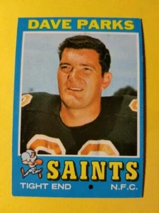 VINTAGE DAVE PARKS #46 NEW ORLEANS SAINTS - TEXAS TECH RED RAIDERS - 1971 TOPPS - Bild 1 von 1