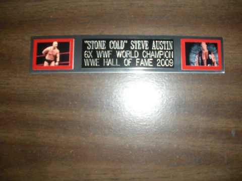STEVE AUSTIN (WWF) ENGRAVED NAMEPLATE FOR PHOTO/POSTER/GLOVES/TRUNKS Cover