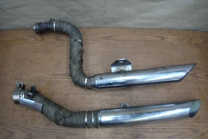 1995 SUZUKI VS1400 INTRUDER EXHAUST PIPE MUFFLER TIPS W/ BAFFLES SEE DESCRIPTION - Picture 1 of 11