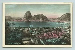 Rio De Janeiro, Botafogo, Brazil, Hand Tinted Painted, RPPC Postcard - Picture 1 of 2