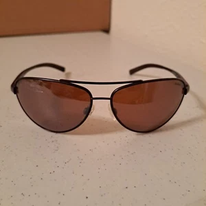 Bolle Sunglasses Columbus 11797 Polarized Brown Metal Aviator / Brown Lens D-26 - Picture 1 of 8