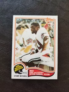 STUMP MITCHELL RECORD BREAKER 1982 TOPPS FOOTBALL CARD #4 ST. LOUIS CARDINALS - Bild 1 von 2