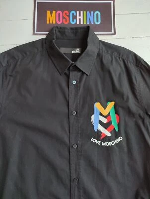 MOSCHINO Shirt Size L - SPELLOUT LOGO PRINT - ULTRA COOL & EXCELLENT CONDITION - Image 1 of 4