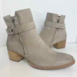 PAUL GREEN Women's Size UK 8 /US 10.5 Truffle Nubuck Leather Sheridan Ankle Boot