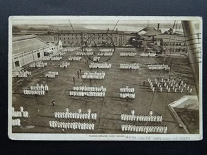 Military H.M.S. GANGES PARADE GROUND c1946 Postcard by Raphael Tuck - Picture 1 of 2