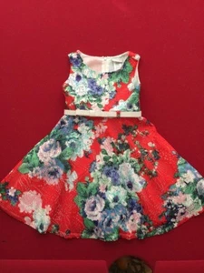 Süßes Herz Rose Mädchen Kleid Gr. 5 - Bild 1 von 8