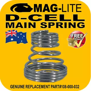 MAGLITE D CELL MAIN SPRING INCANDESCENT FLASHLIGHT TORCH PART #108-000-032 AU - Picture 1 of 6