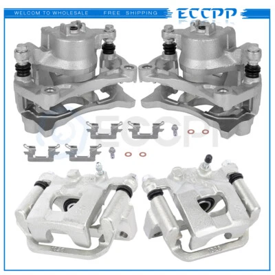 Juego de 4 pinzas de freno delanteras traseras nuevas para Nissan Altima 2013-2016 2017 2018 Foto 1 de 4