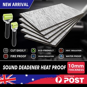 48Pcs Sound Deadener Self adhesive Heat Insulation Mat For HOLDEN CALAIS 2002 - Picture 1 of 24