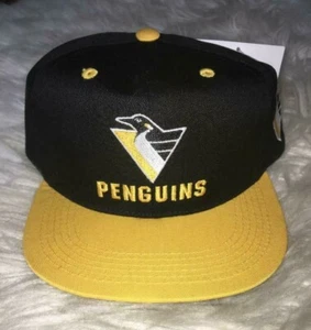 Vintage 1990's NHL Pittsburgh Penguins Snapback Hat Youth NWT Warehouse Find - Picture 1 of 4