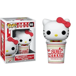 FUNKO POP ! HELLO KITTY - (46) HELLO KITTY (IN NOODE CUP) SANRIO FIGURE HK 9CM - Imagen 1 de 3