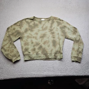 GAP Sweatshirt Teen Size 18-20 Green Tie Dye Long Sleeve Pullover - Picture 1 of 11