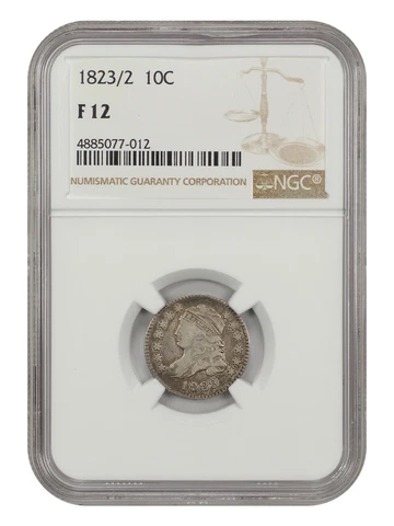 1823/2 10c NGC F12 (Small Es) Cover