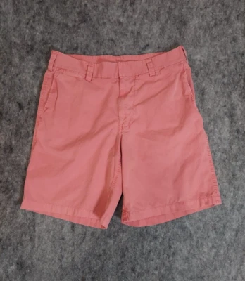 Nat Nast Shorts Mens 35 Pink Walking Chino Flat Front Cotton 9" inseam Preppy - Image 1 of 4