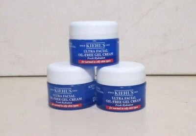 KIEHL'S ULTRA FACIAL OIL-FREE GEL CREAM 0.25 oz (LOT OF 3) SEE DETAILS - Image 1 of 2