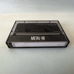 Cinta de casete de medios de audio metálicos Sony Metal-XR 90 minutos tipo 4 IV posición USADA - Imagen 1 de 4