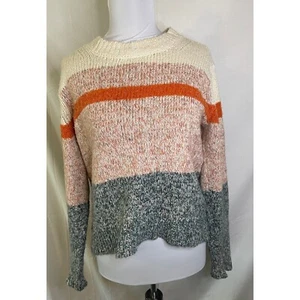 Maglione a righe Lou & Grey per LOFT color block pullover maglia taglia M - Foto 1 di 3