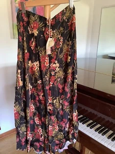 Neu mit Etikett $ 225 Johnny Was asymmetrischer Maxirock S M L XL - Bild 1 von 5
