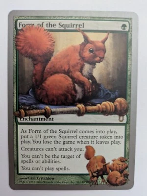 Form of the Squirrel - Unhinged MTG NM Free shipping with tracking - Image 1 of 2