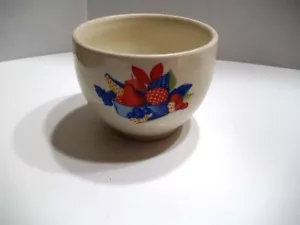 Vintage Cambridge Calico Bowl by Universal Potteries - No Lid - Fruit Pattern - Picture 1 of 8