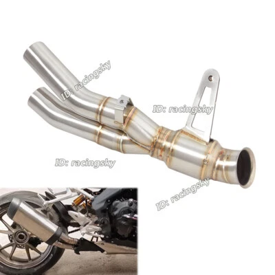 For Triumph Speed Triple 1200RR 1200RS 2021-2025 Exhaust System Link Pipe Escape - Image 1 of 4