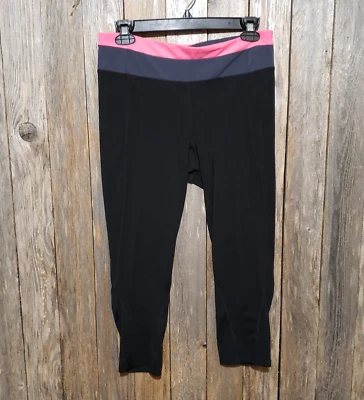 Леггинсы женские Gap Body M черные капри укороченные розовые спортивные штаны - Изображение 1 из 4