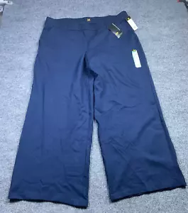 Lee Pants Women's 22 W Long Navy Ultra Lux Comfort Anywhere Wide Leg NWT - Picture 1 of 16