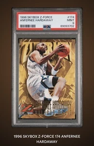 1996-97 SkyBox Anfernee Hardaway Z-Force #174 ZUPERMAN PSA 9 Mint Pop 7 🔥🔥🔥 - Picture 1 of 2