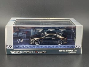 Tarmac Works X PRIX Nissan Silvia S15 TONNDERU Chrome Vertex Global64 1/64 CHASE - Foto 1 di 3