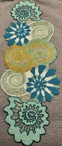 Coastal Collection Beaded Table Runner Centerpiece - 13” x 36" Shells NEW - Picture 1 of 18
