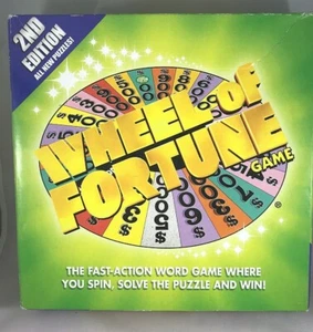 Juego de Mesa Wheel of Fortune 2ª Edición - Edades 8 y hasta 2 a 4 Jugadores Completo - Imagen 1 de 12