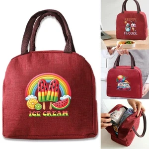 Kinder Erwachsene Brotzeittasche Thermo Kühltasche Picknicktasche Schule Brotdose - Bild 1 von 21