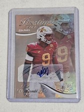 2023 Prestige Will McDonald IV Rookie RC Autograph Auto Xtra Jets