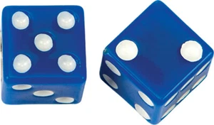 HardDrive Valve Stem Cap Blue Dice W99-6217L(2) - Picture 1 of 1