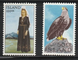 Iceland 1965-66 Sc # 378-79 Birds MNH OG CV.$ 22 - Picture 1 of 1