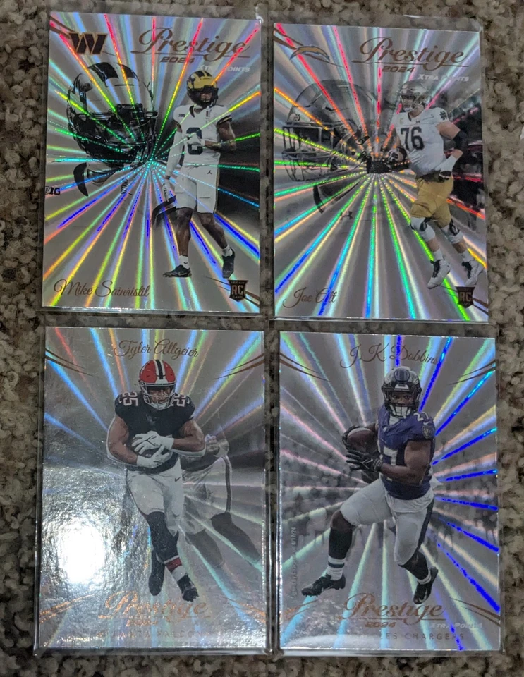 2024 Panini Prestige Football - SUNBURST Xtra Points - Pick Your Card - Image 1 of 1