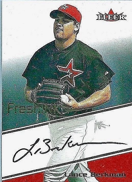 LANCE BERKMAN 2000 FLEER TINTA FRESCA CERTIFICADO AUTÓGRAFO - BV $40.00 Foto 1 de 1