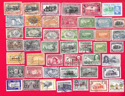 COSTA RICA Stamps Used FREE SHIPPING! Cover