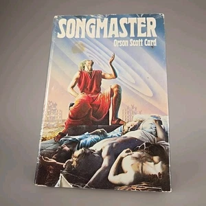 Songmaster by Orson Scott Card 1980 Sci-Fi Hardcover Book HCDJ BCE - Picture 1 of 12