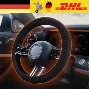 Beheiztes Auto Lenkrad bequem beheizter Schutz 12 V atmungsaktiv & warm 15" - Bild 1 von 15