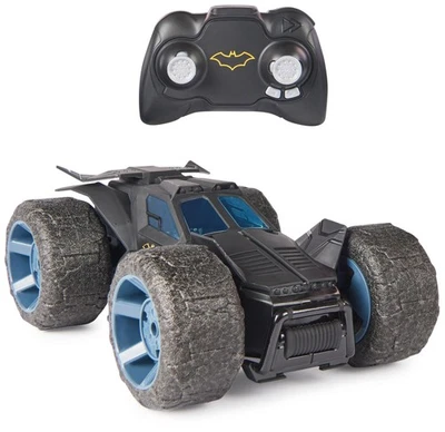 DC Comics, Batman, Stunt Force Batmobile, Indoor Remote-Control Car, Action Figu - Image 1 of 4