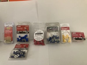 CRIMP RING LUG terminal nylon, Various sizes, all new, Total 226 Peices. NIB,WOW - Picture 1 of 4