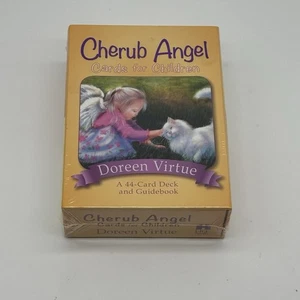 Carte Angelo Cherubino per Bambini 44 MINI Card Deck e Guida Doreen Virtue - Foto 1 di 2