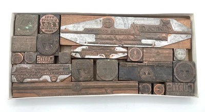 老式印刷印章首都城市木材公司 22 件 1 英寸至 10 英寸 W — 第 1/4 张图片