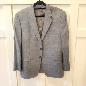 Lauren Ralph Lauren Silk/Wool Sport Suit Jacket Size:42S Houndstooth SingleVent - Picture 1 of 15