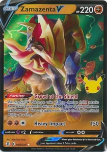 Holo Zamazenta V 018/025 Ultra Rara Celebrazioni - Foto 1 di 1