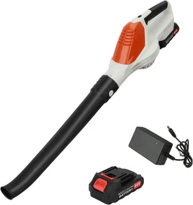 Bezprzewodowa dmuchawa do liści, akumulatorowa dmuchawa akumulatorowa 650 W, ergonomiczny uchwyt 24 V - Zdjęcie 1 z 8