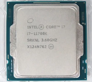 Intel Core i7-11700K Prozessor 3,6GHz/5GHz 8-Core LGA1200 11. Gen. 16MB funktionstüchtig - Bild 1 von 2