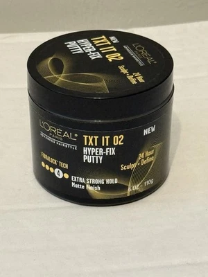 L'Oreal TXT IT 02 Hyper-Fix Putty Extra Strong Hold 4 Oz Hair Product- Matte - Image 1 of 3
