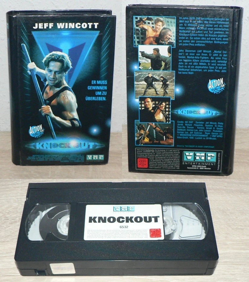 Knockout  VHS  mit Jeff Wincott u.a. VMP XL Softbox  *RAR*   :-) - Bild 1 von 1